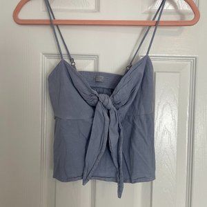 Brandy Melville Blue Brandy Melville Tie Tank